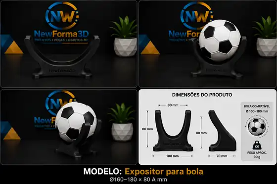 Expositor para bola