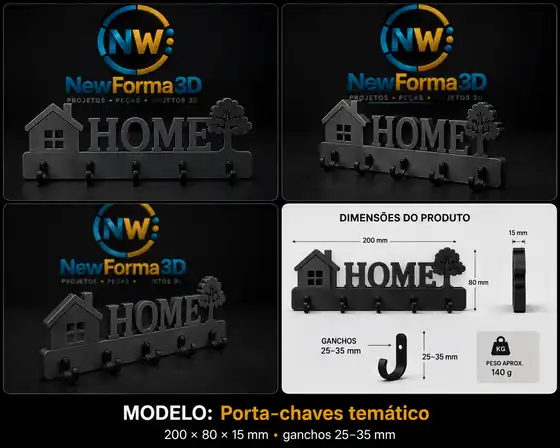 Porta-chaves temático