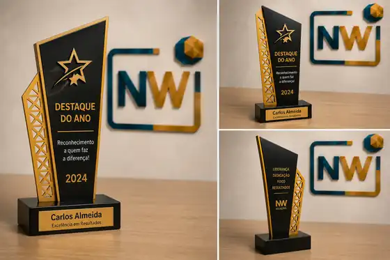 Troféu personalizado