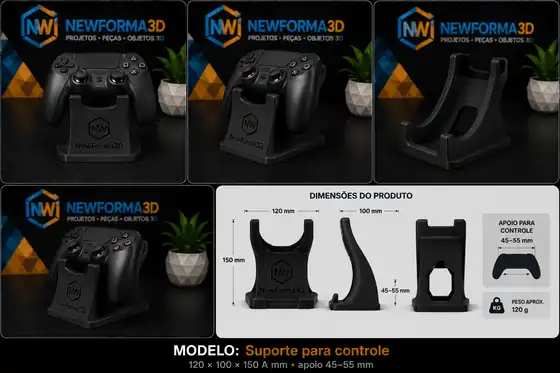Suporte para controle
